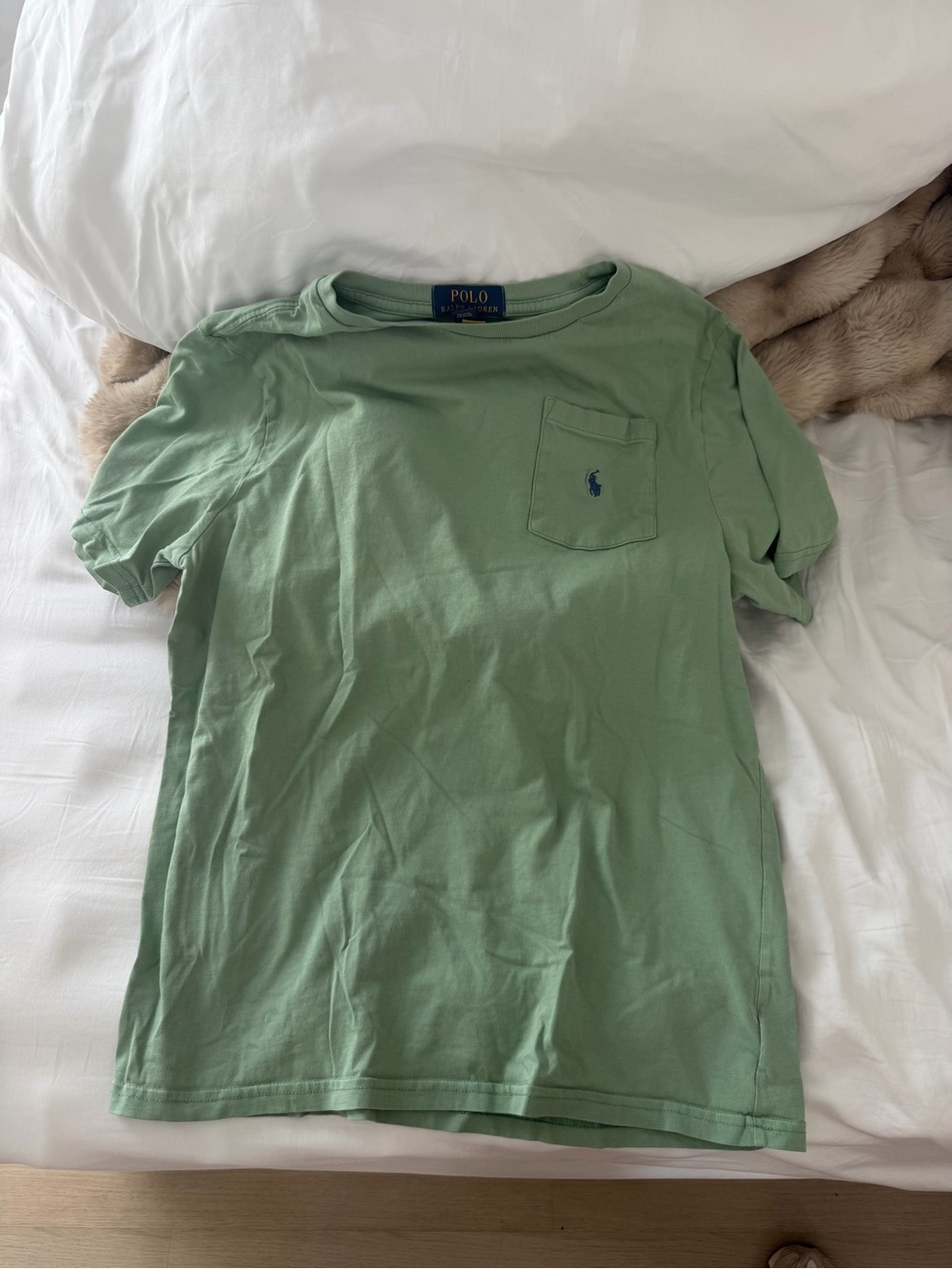Polo by Ralph Lauren Short Sleeve Pocket Tee in Sage